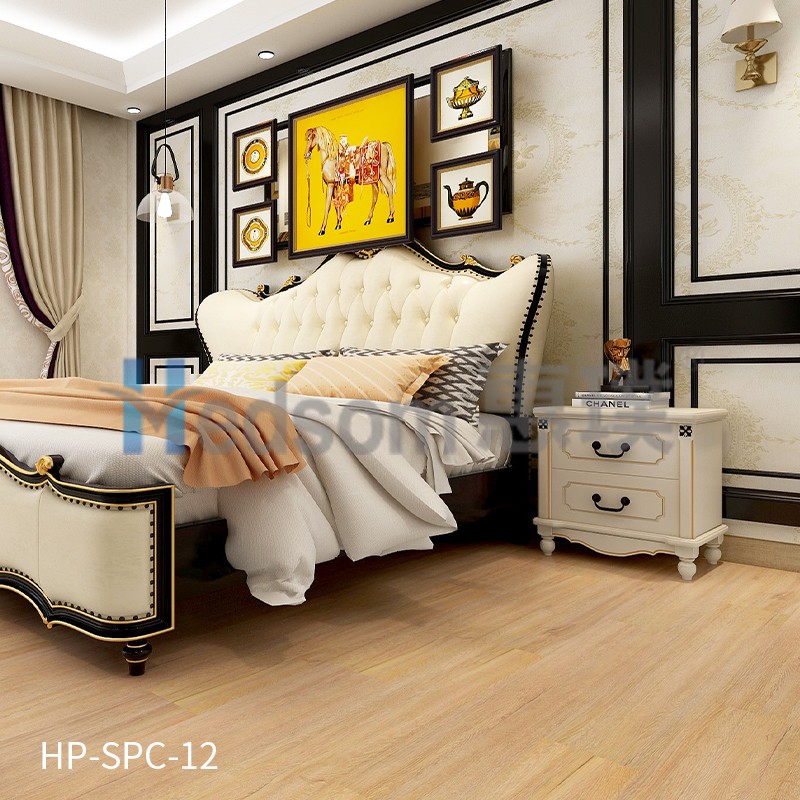 HP-SPC-12 惠璞石塑鎖扣地板溫馨舒適防潮放水防滑