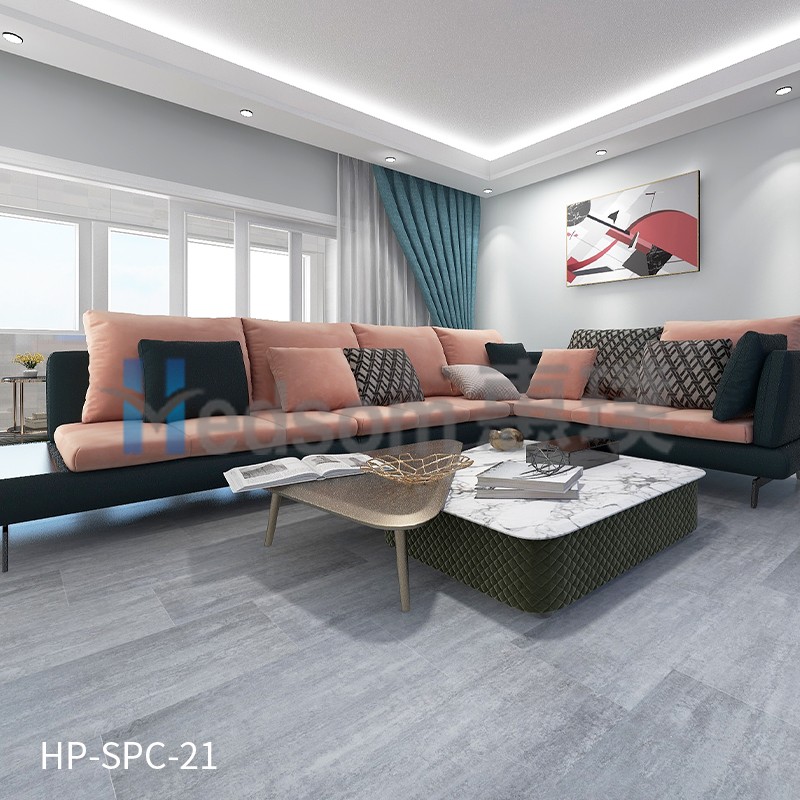 HP-SPC-21 惠璞石塑石材鎖扣地板防潮放水防滑