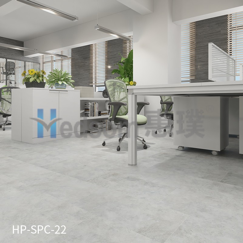 HP-SPC-22 惠璞石塑石材鎖扣地板防潮放水防滑
