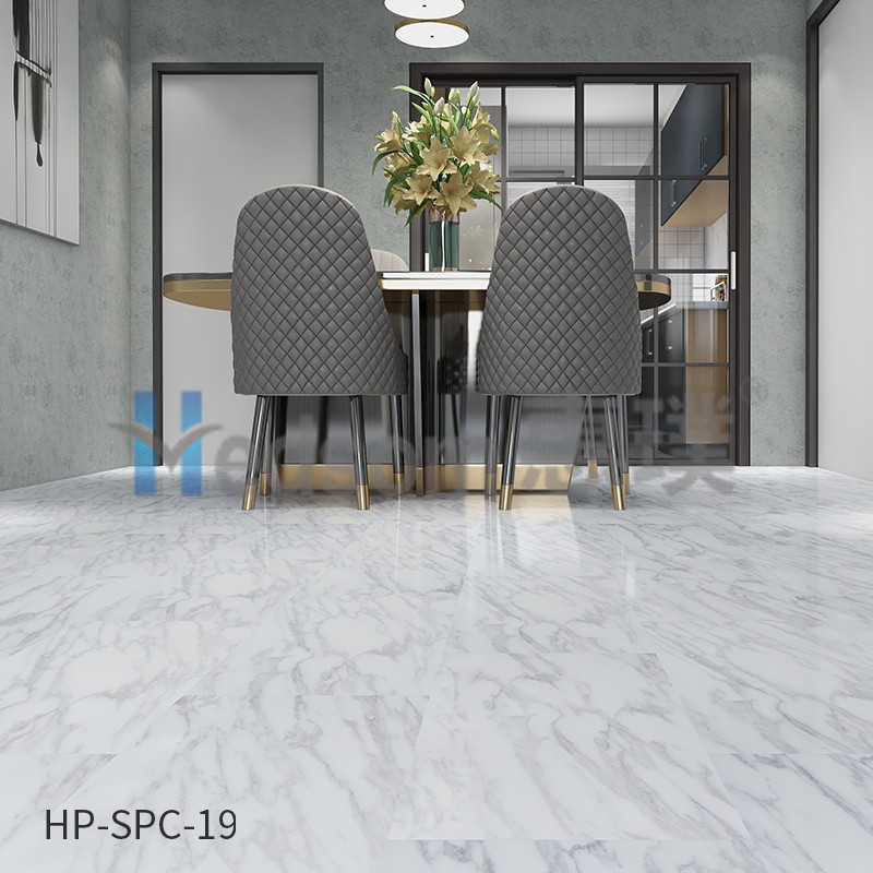 HP-SPC-19 惠璞石塑石材鎖扣地板溫馨舒適防潮放水防滑