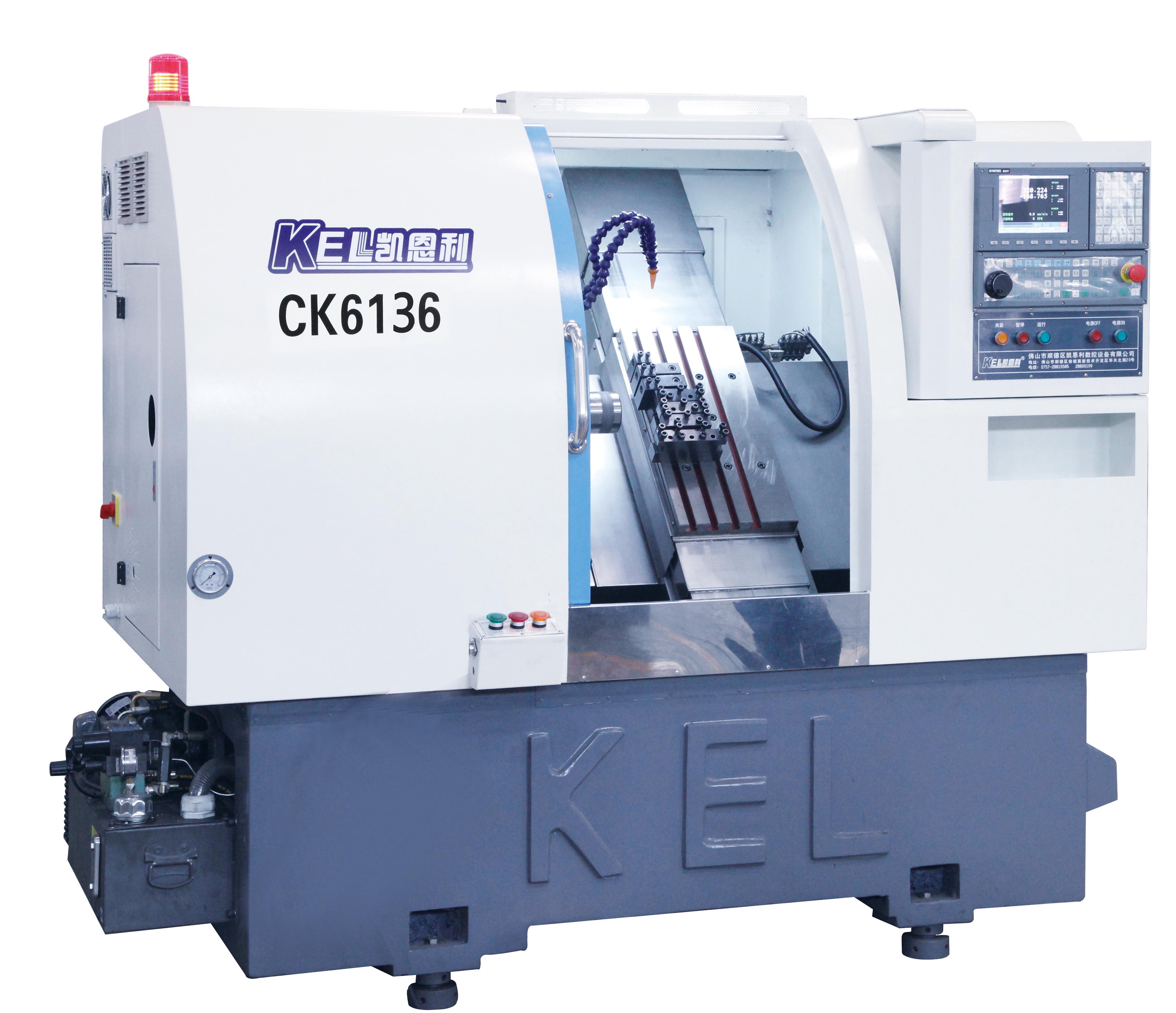 CKX6146C (46標(biāo)準(zhǔn)排刀機(jī)）∠45斜床身高配置數(shù)控車(chē)床